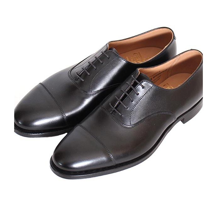 CROCKETT&JONESクロケット＆ジョーンズ　CONNAUGHT2/コノート2　 ブラック　ストレートチップ　キャップトゥ　内羽根　カーフレザーの画像