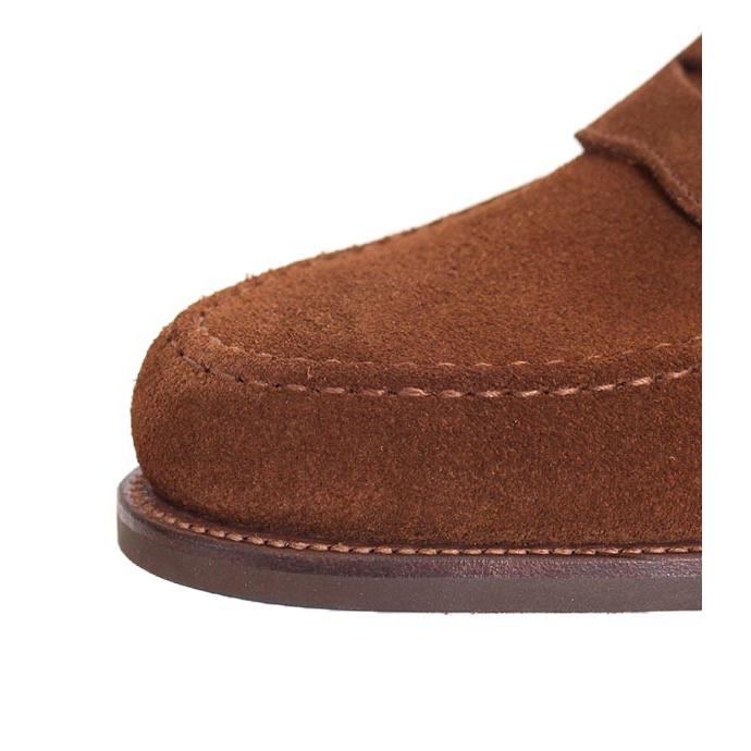 CROCKETT&JONESクロケット＆ジョーンズ　HARVARD2/ハーバード2　 スナッフブラウン　コインローファー　スリッポン　スエードの画像