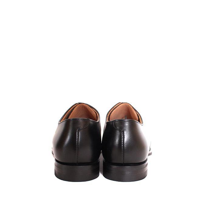 CROCKETT&JONESクロケット＆ジョーンズ　HIGHBURY/ハイバリー　 ブラック　プレーントゥシューズ　ダービーシューズ　シティソール　カーフレザーの画像