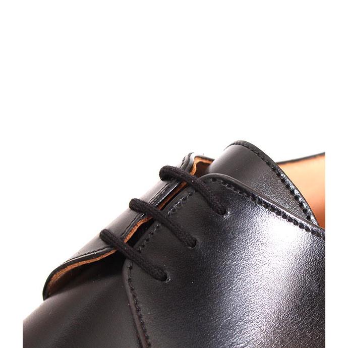 CROCKETT&JONESクロケット＆ジョーンズ　HIGHBURY/ハイバリー　 ブラック　プレーントゥシューズ　ダービーシューズ　シティソール　カーフレザーの画像