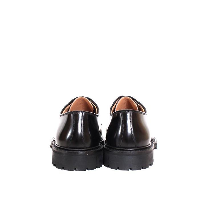 CROCKETT&JONESクロケット＆ジョーンズ　LANARK3/ラナーク3　 ブラック　プレーントゥ　ポストマンシューズ　キャバリーカーフの画像