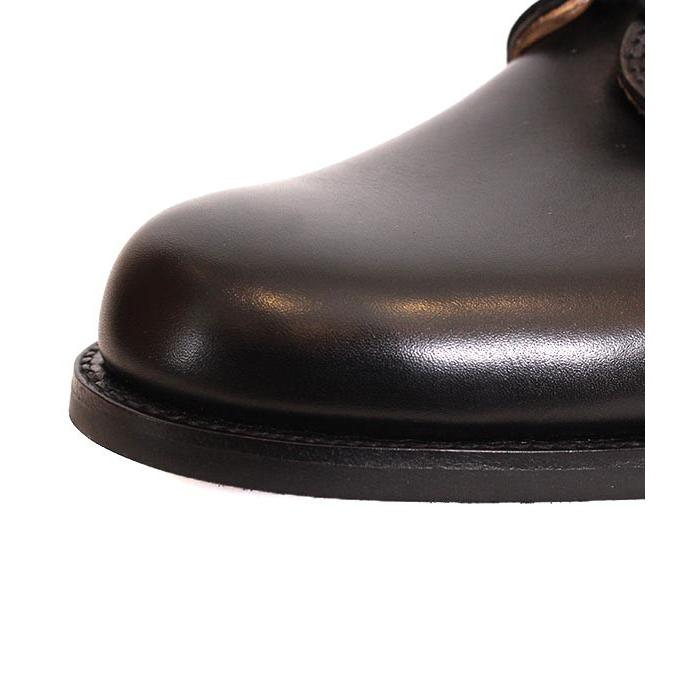 CROCKETT&JONESクロケット＆ジョーンズ　MIDHURST/ミッドハースト　 ブラック　プレーントゥシューズ　ワックスカーフレザー　ダイナイトソールの画像