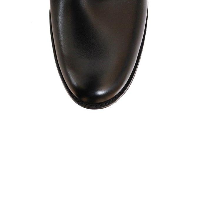 CROCKETT&JONESクロケット＆ジョーンズ　MIDHURST/ミッドハースト　 ブラック　プレーントゥシューズ　ワックスカーフレザー　ダイナイトソールの画像