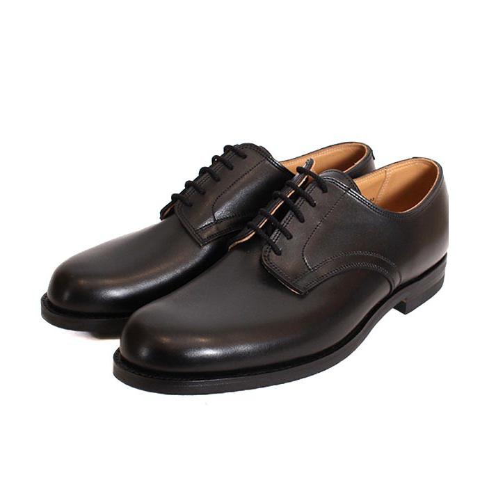 CROCKETT&JONESクロケット＆ジョーンズ　MIDHURST/ミッドハースト　 ブラック　プレーントゥシューズ　ワックスカーフレザー　ダイナイトソールの画像