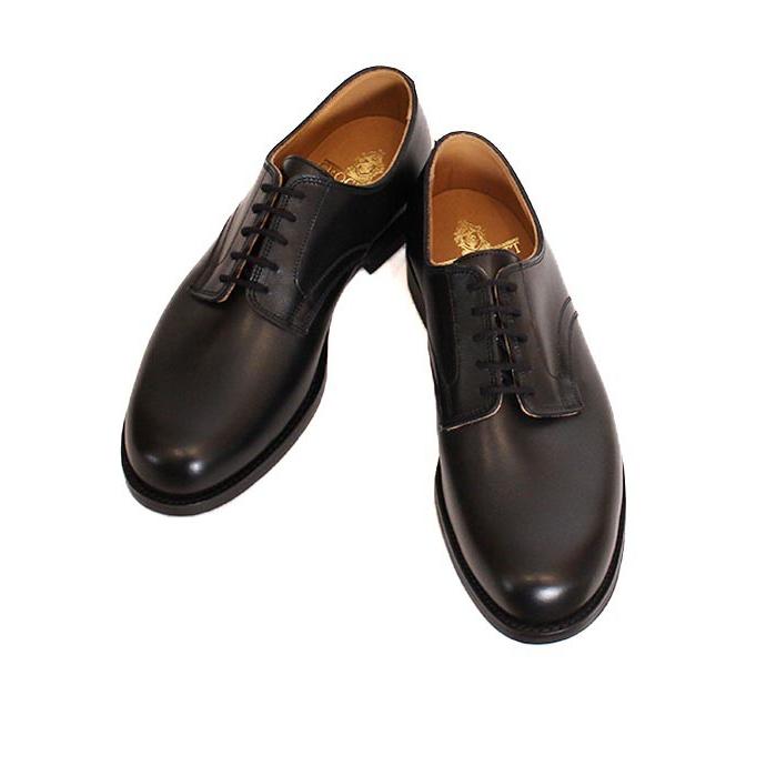 CROCKETT&JONESクロケット＆ジョーンズ　MIDHURST/ミッドハースト　 ブラック　プレーントゥシューズ　ワックスカーフレザー　ダイナイトソールの画像