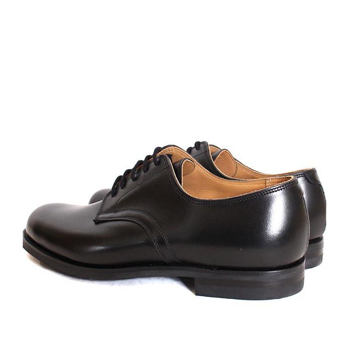 CROCKETT&JONESクロケット＆ジョーンズ　MIDHURST/ミッドハースト　 ブラック　プレーントゥシューズ　ワックスカーフレザー　ダイナイトソールの画像
