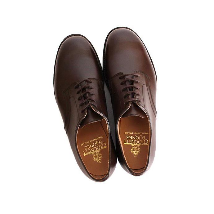 CROCKETT&JONESクロケット＆ジョーンズ　MIDHURST/ミッドハースト　 ダークブラウン　プレーントゥシューズ　ワックスカーフレザー　ダイナイトソール | CROCKETT&JONES | 05