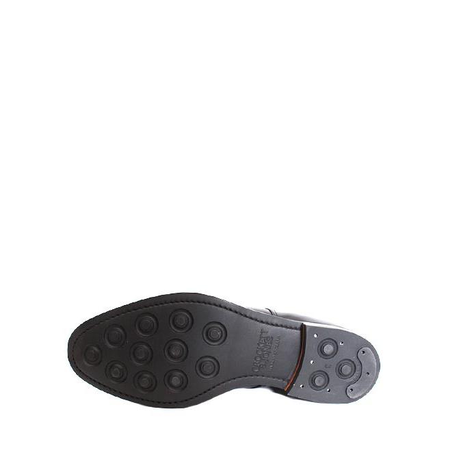 CROCKETT&JONESクロケット＆ジョーンズ　RIPON/リポン　 ブラック　ストレートチップ　キャップトゥ　外羽根　カーフレザーの画像