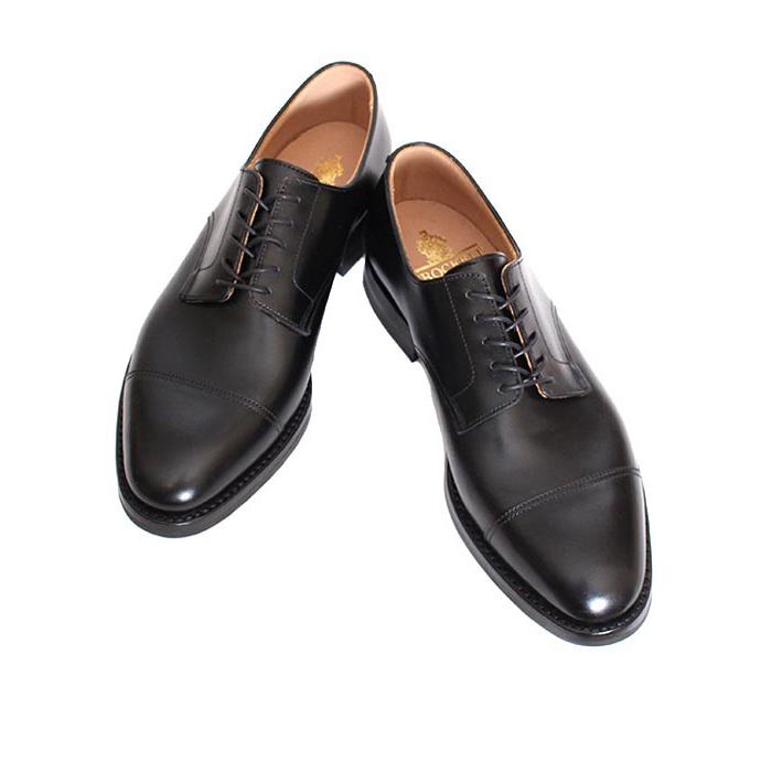CROCKETT&JONESクロケット＆ジョーンズ　RIPON/リポン　 ブラック　ストレートチップ　キャップトゥ　外羽根　カーフレザーの画像