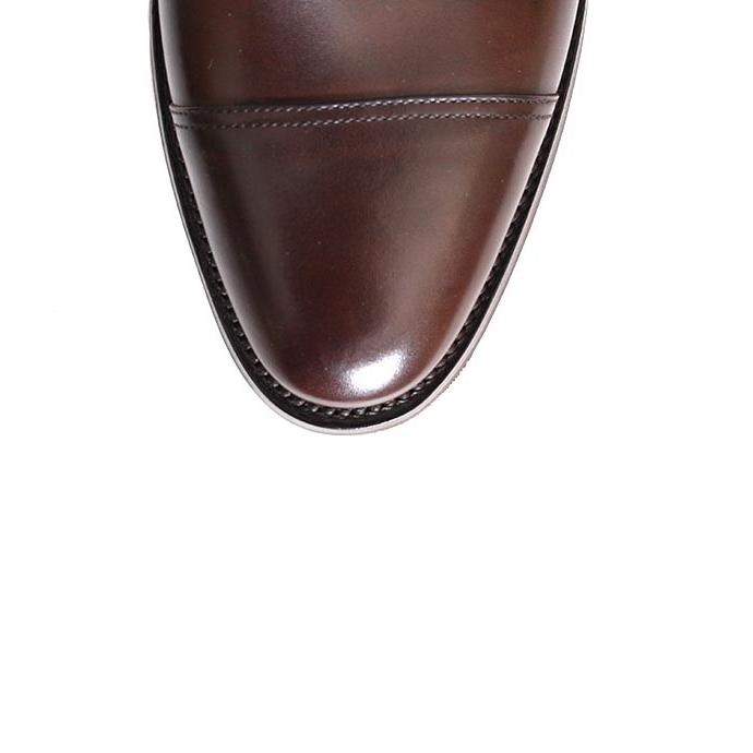 CROCKETT&JONESクロケット＆ジョーンズ　RIPON/リポン　 ダークブラウン　ストレートチップ　外羽根　カーフレザーの画像