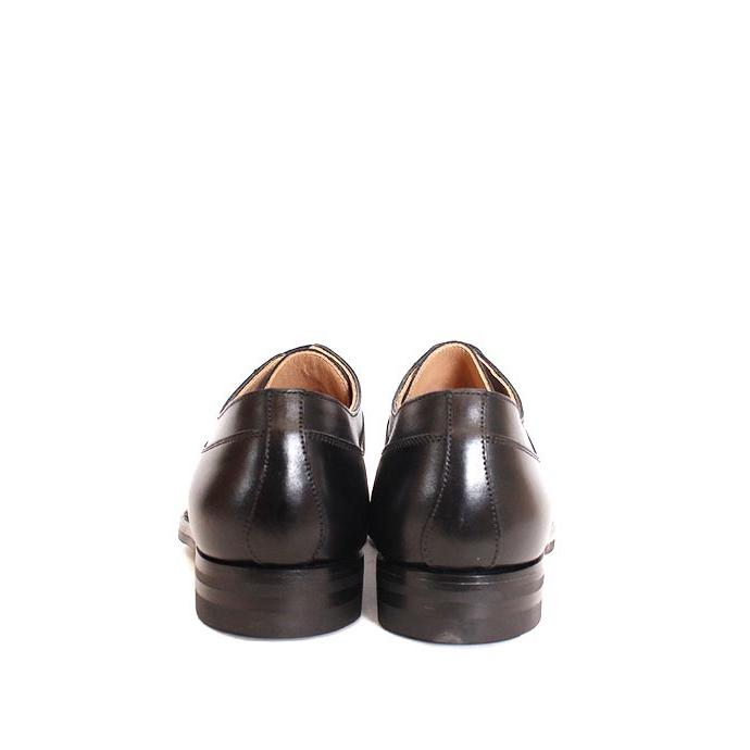 CROCKETT&JONESクロケット＆ジョーンズ　SHELTON5/シェルトン5　 ブラック　Uチップシューズ　ワックスカーフ　グッドイヤーウェルト製法の画像