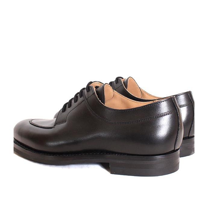 CROCKETT&JONESクロケット＆ジョーンズ　SHELTON5/シェルトン5　 ブラック　Uチップシューズ　ワックスカーフ　グッドイヤーウェルト製法の画像