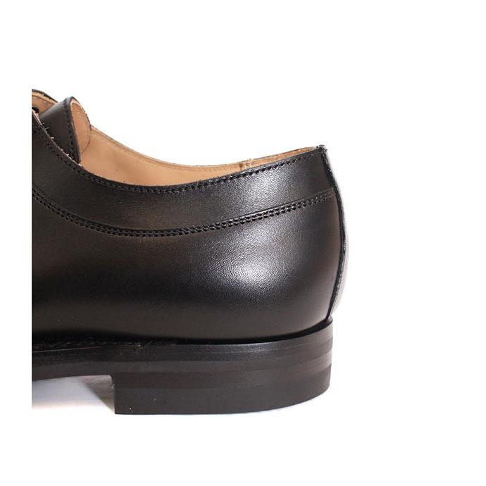 CROCKETT&JONESクロケット＆ジョーンズ　SHELTON5/シェルトン5　 ブラック　Uチップシューズ　ワックスカーフ　グッドイヤーウェルト製法の画像