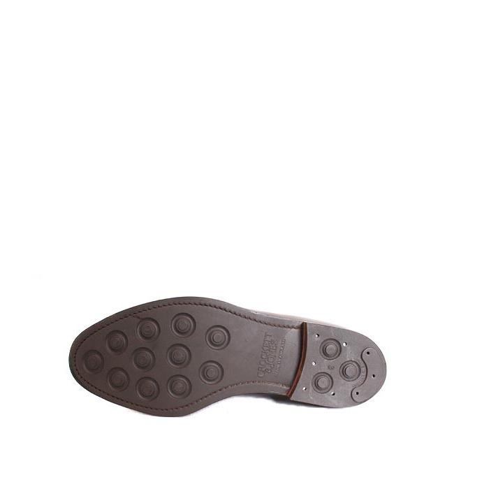 CROCKETT&JONESクロケット＆ジョーンズ　SHELTON5/シェルトン5　 ダークブラウン　Uチップシューズ　ワックスカーフ　グッドイヤーウェルト製法の画像