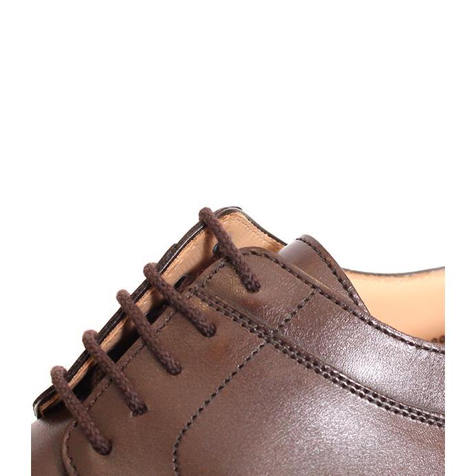 CROCKETT&JONESクロケット＆ジョーンズ　SHELTON5/シェルトン5　 ダークブラウン　Uチップシューズ　ワックスカーフ　グッドイヤーウェルト製法の画像