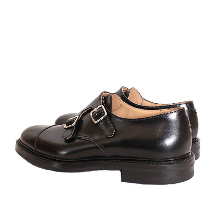 CROCKETT&JONESクロケット＆ジョーンズ　TAY3/テイ3　 ブラック　ダブルモンクストラップ　カーフレザー　ダイナイトソール　グッドイヤーウェルト製法の画像