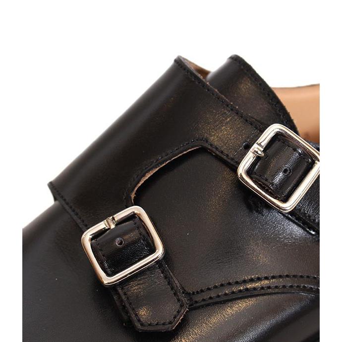 CROCKETT&JONESクロケット＆ジョーンズ　TAY3/テイ3　 ブラック　ダブルモンクストラップ　カーフレザー　ダイナイトソール　グッドイヤーウェルト製法の画像
