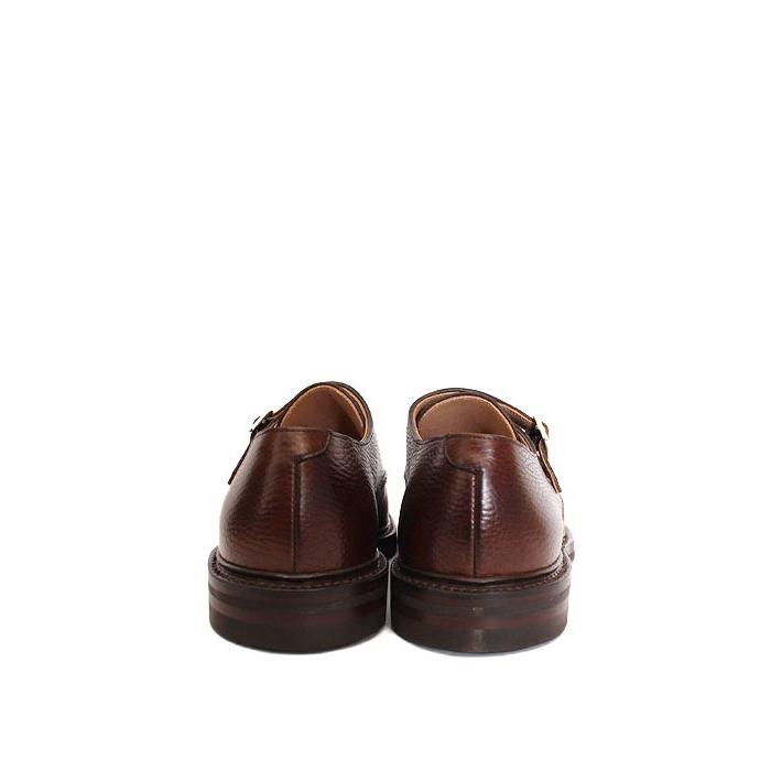 CROCKETT&JONESクロケット＆ジョーンズ　TAY3/テイ3　 ダークブラウン　ダブルモンクストラップ　グレインレザー　ダイナイトソールの画像