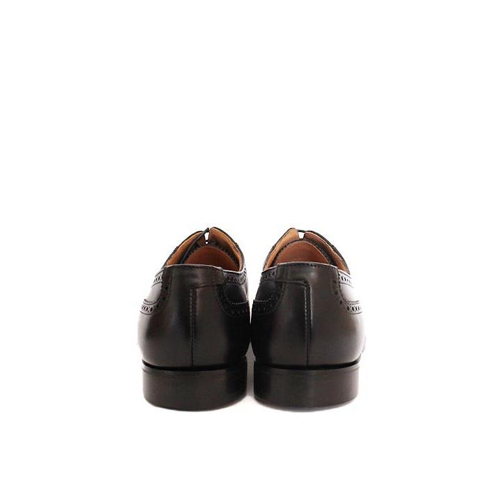 CROCKETT&JONESクロケット＆ジョーンズ　WESTBOURNE/ウエストボーン　 ブラック　パンチドキャップトゥ　カーフレザー　レザーソール　グッドイヤーウェルトの画像