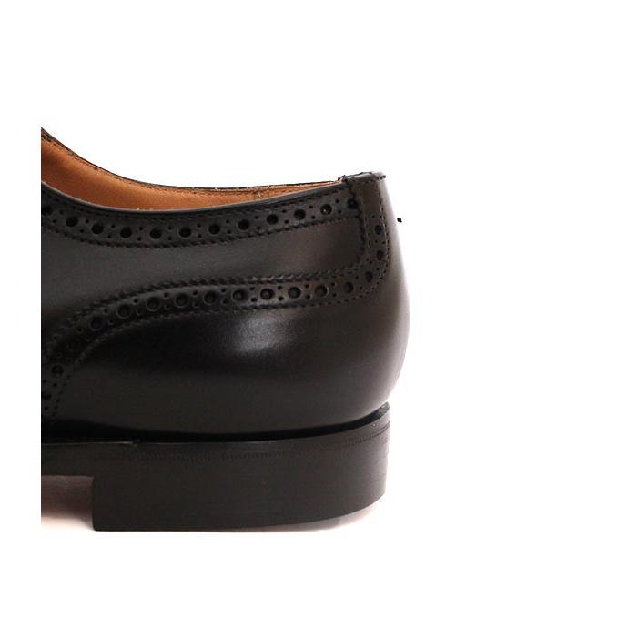 CROCKETT&JONESクロケット＆ジョーンズ　WESTBOURNE/ウエストボーン　 ブラック　パンチドキャップトゥ　カーフレザー　レザーソール　グッドイヤーウェルトの画像