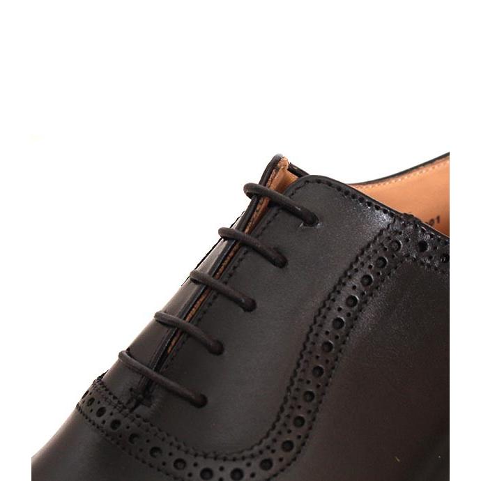 CROCKETT&JONESクロケット＆ジョーンズ　WESTBOURNE/ウエストボーン　 ブラック　パンチドキャップトゥ　カーフレザー　レザーソール　グッドイヤーウェルトの画像