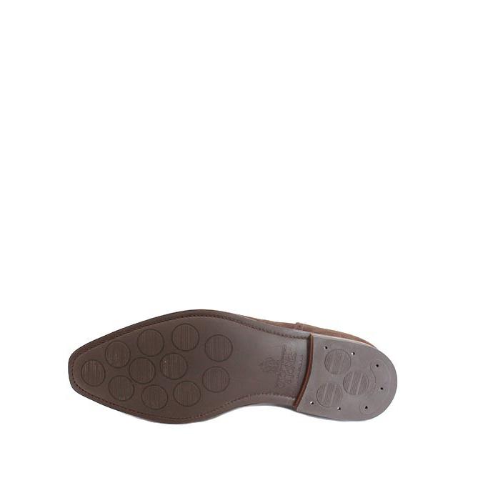 CROCKETT&JONESクロケット＆ジョーンズ　WESTBOURNE/ウエストボーン　 ダークブラウン　パンチドキャップトゥ　スエードレザー　グッドイヤーウェルトの画像