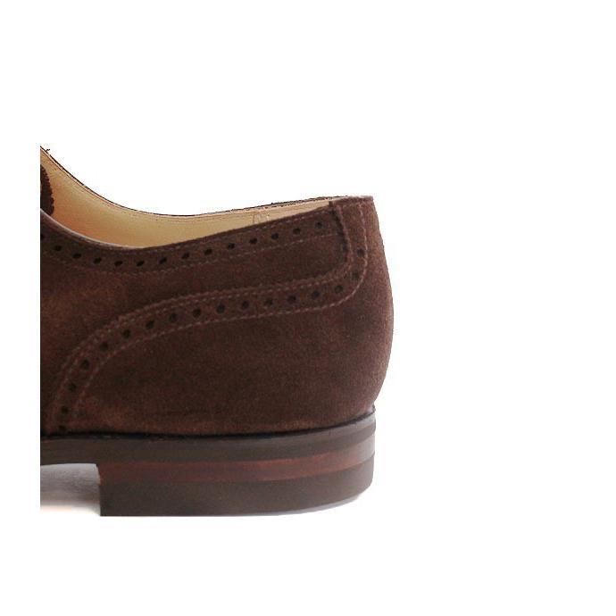 CROCKETT&JONESクロケット＆ジョーンズ　WESTBOURNE/ウエストボーン　 ダークブラウン　パンチドキャップトゥ　スエードレザー　グッドイヤーウェルトの画像