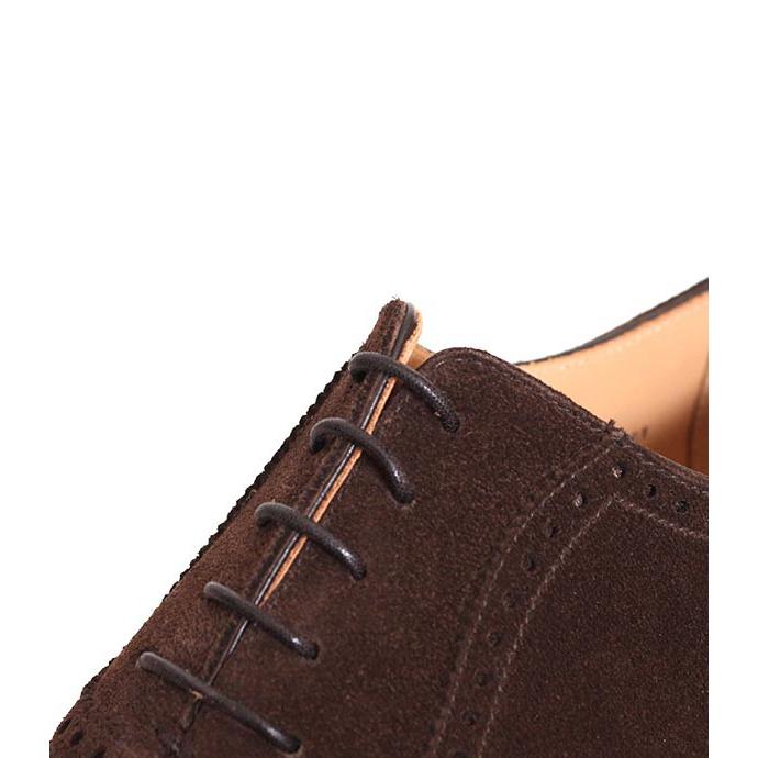 CROCKETT&JONESクロケット＆ジョーンズ　WESTBOURNE/ウエストボーン　 ダークブラウン　パンチドキャップトゥ　スエードレザー　グッドイヤーウェルトの画像