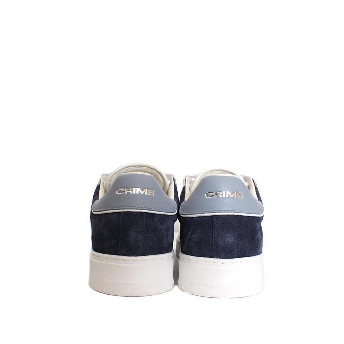 セール/SALE　CRIME LONDON/クライムロンドン　BLADE　ネイビー　レザースニーカー　レースアップスニーカー　スエード×スムースレザー |  | 01