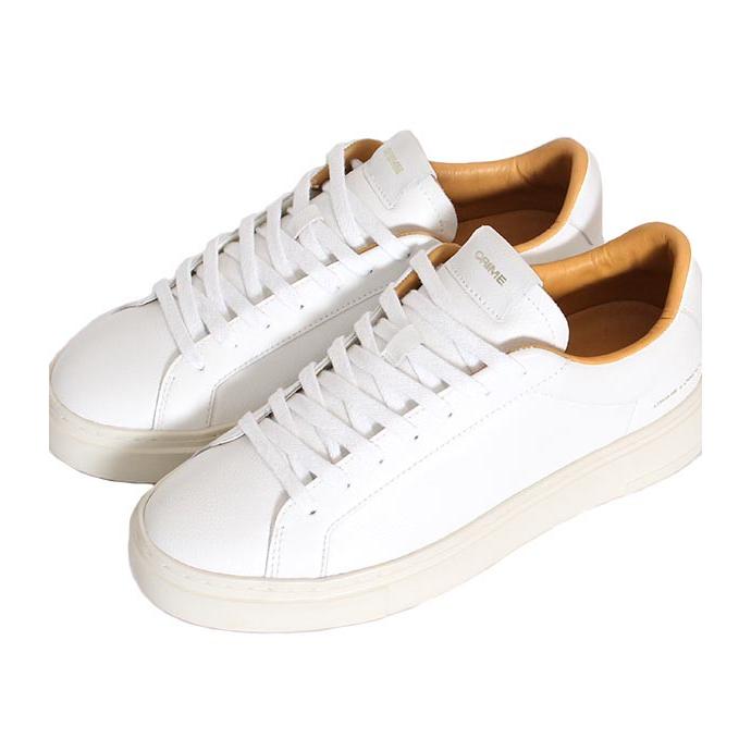 CRIME LONDON/クライムロンドン　EXTRALIGHT　ホワイト(ライニング・ベージュ)　レザースニーカー　レースアップスニーカー　スムースレザー |  | 04