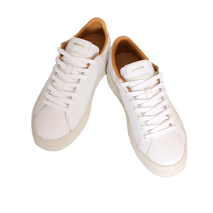 CRIME LONDON/クライムロンドン　EXTRALIGHT　ホワイト(ライニング・ベージュ)　レザースニーカー　レースアップスニーカー　スムースレザー |  | 05