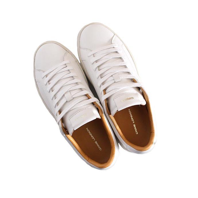 CRIME LONDON/クライムロンドン　EXTRALIGHT　ホワイト(ライニング・ベージュ)　レザースニーカー　レースアップスニーカー　スムースレザー |  | 06