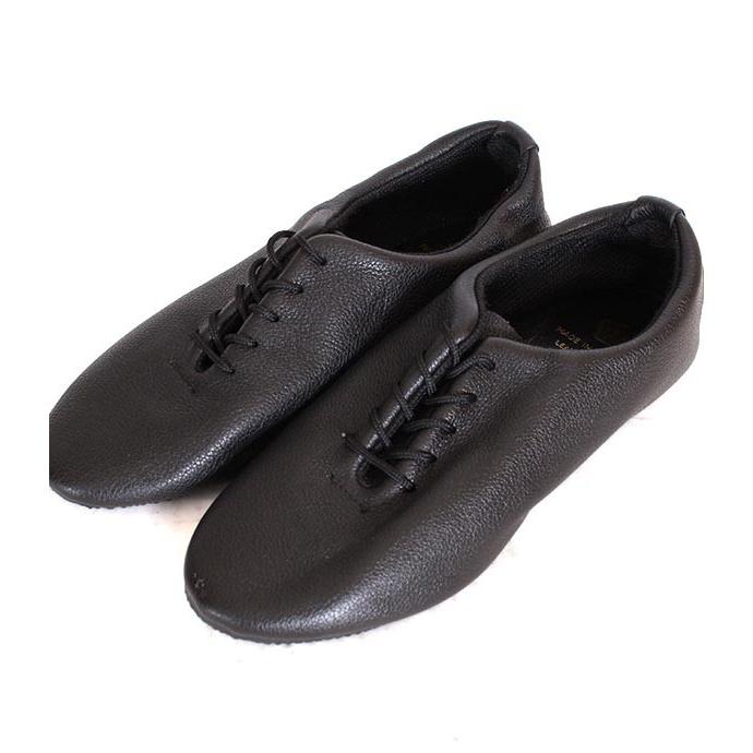 CROWN JAZZSHOES ブラックレザー CROWN JAZZ 再入荷 CROWN クラウン JAZZジャズ ダンスシューズ レース