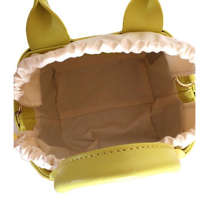 希少モデル　DATE/デイト　CUBO BAG　イエロー　ショルダーバッグ　ハンドバッグ　スムースレザー | D.A.T.E. | 06