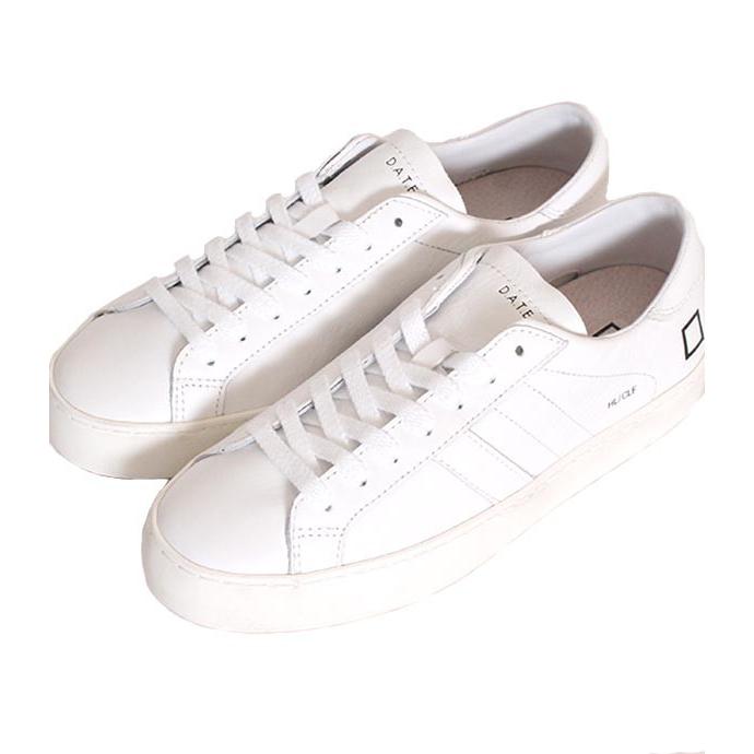 D.A.T.E. メンズ D.A.T.E./デイト HILL LOW ホワイト レザー