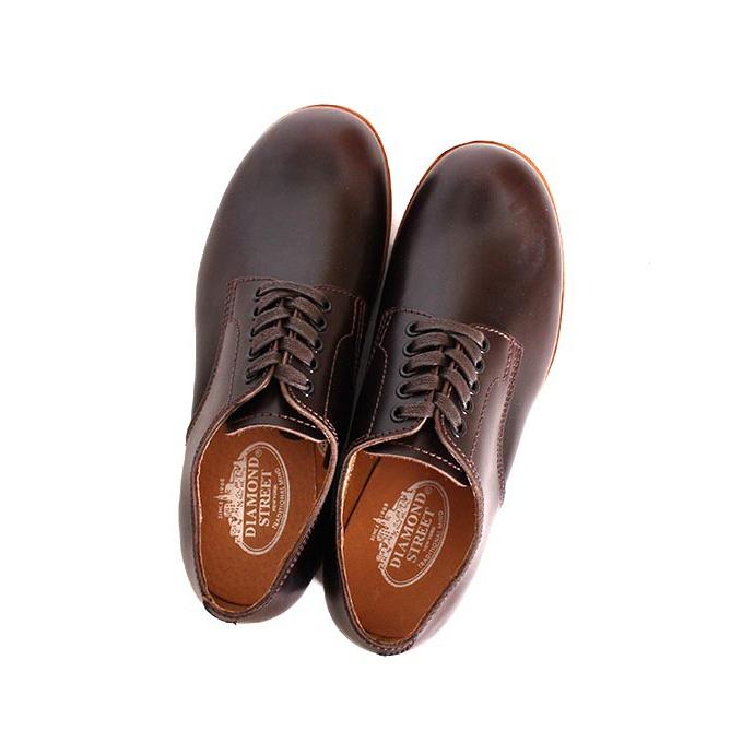 再入荷　DIAMOND STREET　ダイヤモンドストリート　ダークブラウン　プレーントゥシューズ　ポストマンシューズ　カジュアルシューズ　スムースレザー | DIAMOND STREET | 06