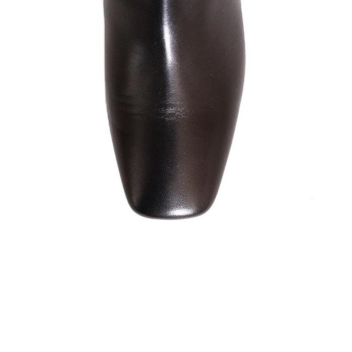 シワ有りのため大特価　セール/SALE　FABIO RUSCONI ファビオルスコーニ 5890 ブラック サイドジップブーツ ショートブーツ ソフトレザー | FABIO RUSCONI | 10