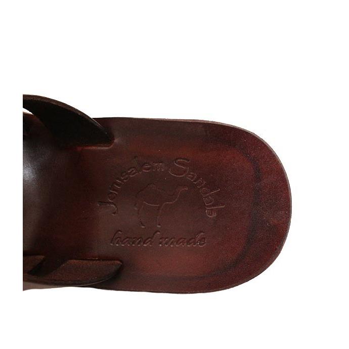 レディース　Jerusalem Sandalsエルサレムサンダル　1002　ブラウン　レザーサンダル　トングサンダル　コンフォートサンダル　スムースレザー　歩きやすい |  | 14