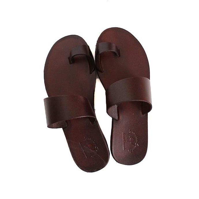 レディース　Jerusalem Sandalsエルサレムサンダル　1002　ブラウン　レザーサンダル　トングサンダル　コンフォートサンダル　スムースレザー　歩きやすい |  | 06