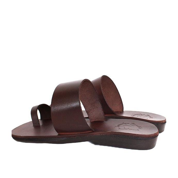 レディース　Jerusalem Sandalsエルサレムサンダル　1002　ブラウン　レザーサンダル　トングサンダル　コンフォートサンダル　スムースレザー　歩きやすい |  | 07