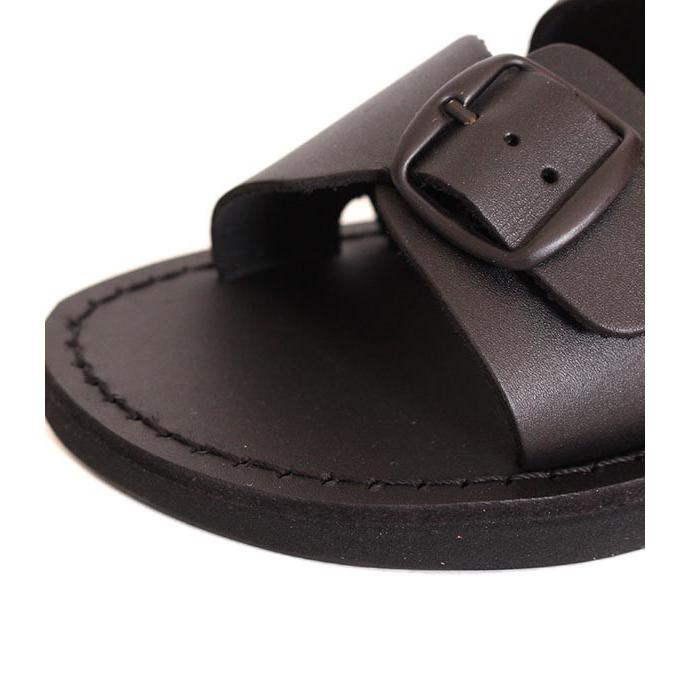 メンズ Jerusalem Sandalsエルサレムサンダル 108 ブラック レザー 