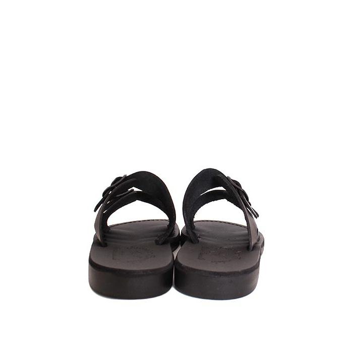 メンズ Jerusalem Sandalsエルサレムサンダル 108 ブラック レザー 