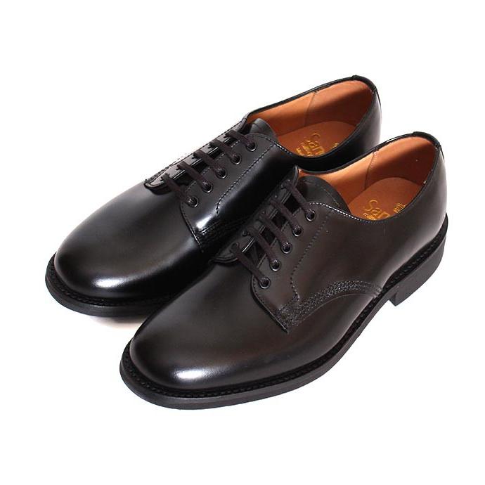 レディース　SANDERS サンダース 2247 ブラック オフィサーシューズ プレーントゥ オックスフォードシューズ ポリッシュレザー | SANDERS | 04