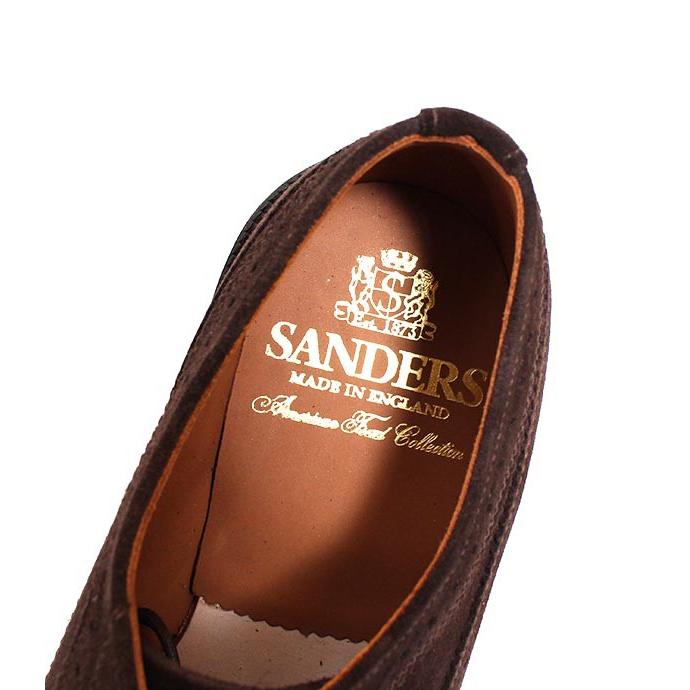 SANDERS（サンダース） 別注モデル 2714 ブラウン ウィングチップ