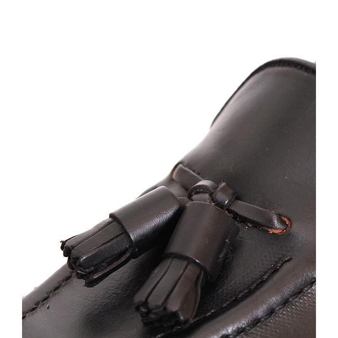 SANDERS サンダース 2715 ブラック タッセルローファー ローファー