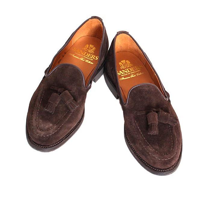 SANDERS（サンダース） 2715 ブラウン タッセルローファー ローファー