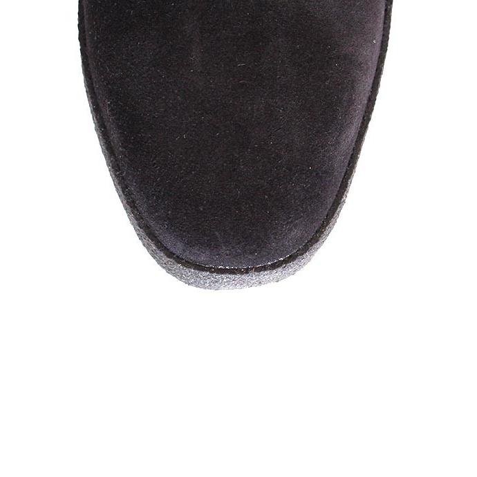 SANDERS MUD GUARD レザーシューズ スウェードブラック SANDERS（サンダース） ブリット チャッカ (9877-BLACK) : アンド