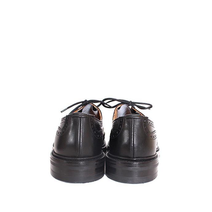 Tricker's トリッカーズ M5633 バートン カントリーシューズ ウィングチップ ブラック ダイナイトソール スムースレザーの画像
