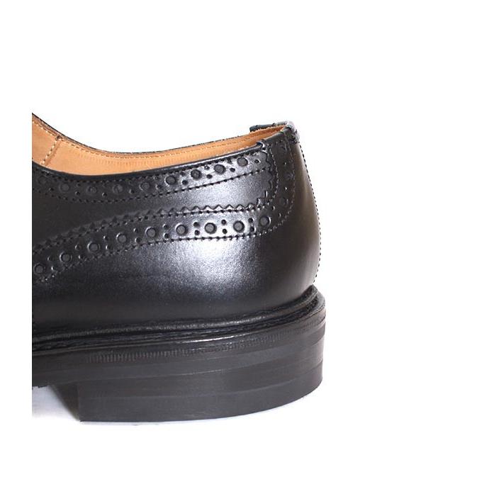 Tricker's トリッカーズ M5633 バートン カントリーシューズ ウィングチップ ブラック ダイナイトソール スムースレザーの画像