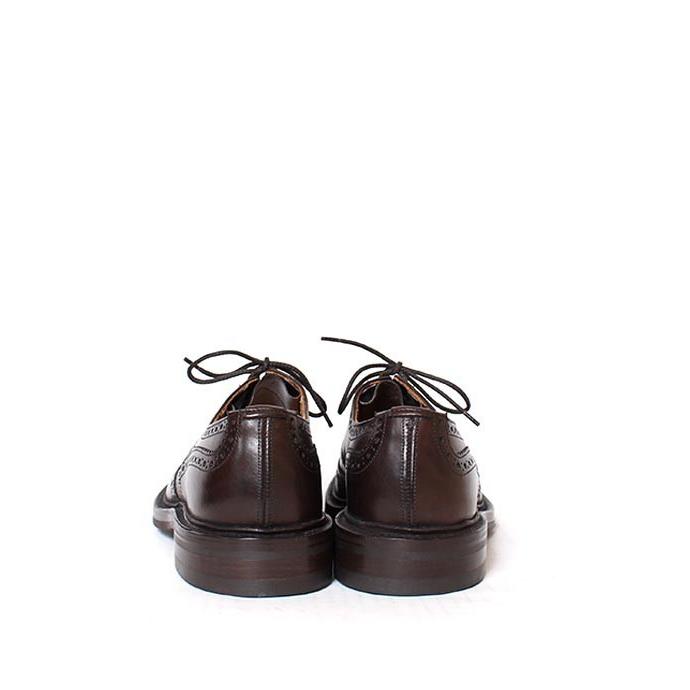 Tricker's トリッカーズ M5633 バートン カントリーシューズ ウィングチップ エスプレッソ（ダークブラウン） ダイナイトソール スムースレザーの画像